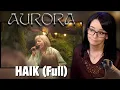 Lagu AURORA - HAIK (FULL) 🥰 | DOUBLE FEATURE | REACTION | First Time Hearing