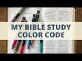 The Bible Study Color Code I Have Used for 20 YEARS a FREE printable bookmark for you