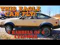RARE AMC Eagle SX-4 Goes From Scrapyard to Flying with 4bbl Carb on 4 0L Inline 6 Interior Refresh