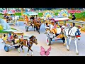 Download Lagu KONVOI.! Kuda Delman Arak-Arakan di Pangkalan Kuda Tanah Kusir || Kuda Tunggang | Horse | Syafira TV
