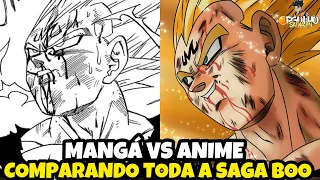 DRAGON BALL Z SAGA MAJIN BOO ANIME VS MANGÁ (COMPLETO) VEJA TODAS AS DIFERENÇAS DE AMBAS VERSÕES