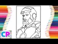 Iron Man Coloring Man Takes off the - Shine NCS Release