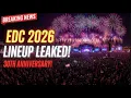 EDC Las Vegas 2026 Lineup REVEALED 30th Anniversary Special