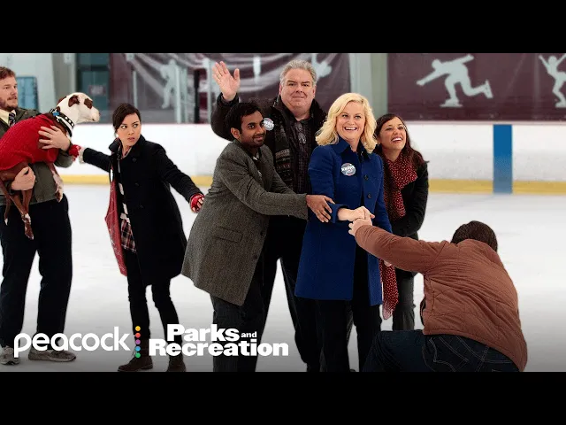 Video: The Epic Ice Rink Walk in Parks and Recreation