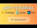 Flutter Firebase BLoC Tutorial - App Structure