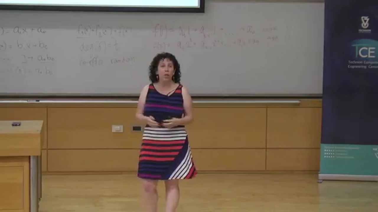 Secure Multiparty Computation - Tal Rabin Technion lecture - Part 1