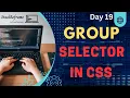 Group Selector In CSS CSS Tutorial Web Development Tutorial
