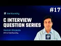 C Interview Question 17 Sanfoundry