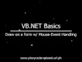 VB NET Basics Draw on a form with Mouse Event Handling
