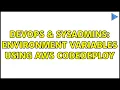 DevOps SysAdmins Environment variables using AWS CodeDeploy