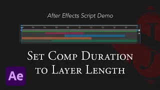 Quickly Set Comp Duration After Effects Script