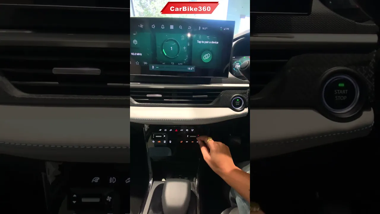Tata Nexon EV's sleek dashboard offers seamless selection, lit steering, and better visibility