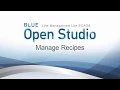BLUE Open Studio Manage Recipes