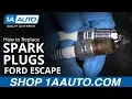 How to Replace Spark Plugs 08-12 Ford Escape