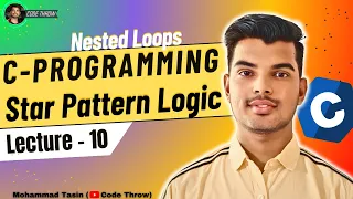 Nested Loops Star Pattern Programs in C Language Pattern Logic 2025