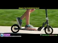 Mongoose Trace Youth Adult Kick Scooter Folding and Non Folding Design Lighted Trace 180 Style