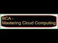 CA6CRT17 CLOUD COMPUTING Core Cloud Computing Architecture