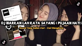 Download DJ BIARKAN LAH KATA SAYANG YANG SLALU KU UCAP ( PUJAAN HATI ) VIRAL TIK TOK 2023 MENGKANE MP3