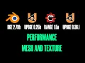 Performance 4 Engines of Blender