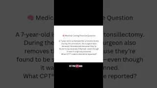 Medical Coding Question tonsillectomy