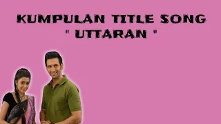 Download TITLE SONG UTTARAN PART 3 MP3