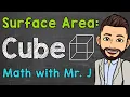 How to Find the Surface Area of a Cube Math with Mr J