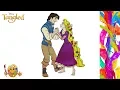 Coloring Tangled Rapunzel Flynn Rider Coloring pages Coloring book