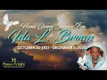 Ida L Brown Funeral Funeral