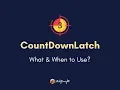 CountdownLatch Basics in java