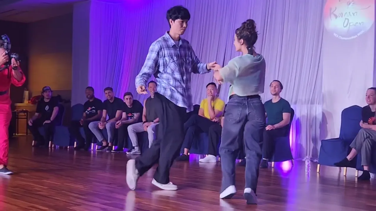 Intermediate Winner Yongmin Choi & Nicole Ramirez - Winner J&J Korean Open WCS 2024
