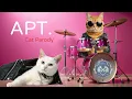 Download Lagu ROSÉ \u0026 Bruno Mars - APT. (Cat Parody) 아파트 고양이 패러디