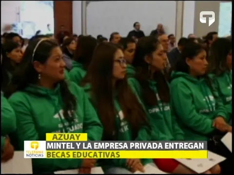 Mintel y la empresa privada entregan becas educativas