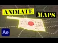 Animate MAPS Like Johnny Harris Vox Style No Plugins After Effects Tutorial
