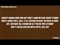 Chris Brown - It Depends (feat. Bryson Tiller) [Clean - Lyrics]