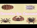 All Sea Creatures You Can Catch In NOVEMBER In Animal Crossing New Horizons Northern Hemisphere