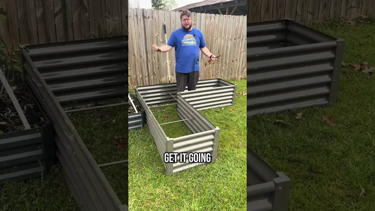 Set of 16: 1.5ft Tall Deep Root Galvanized Raised Garden Beds(Quartz Grey)