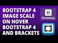 Bootstrap 4 - Image Hover Scale with Bootstrap 4 and Brackets Text Editor