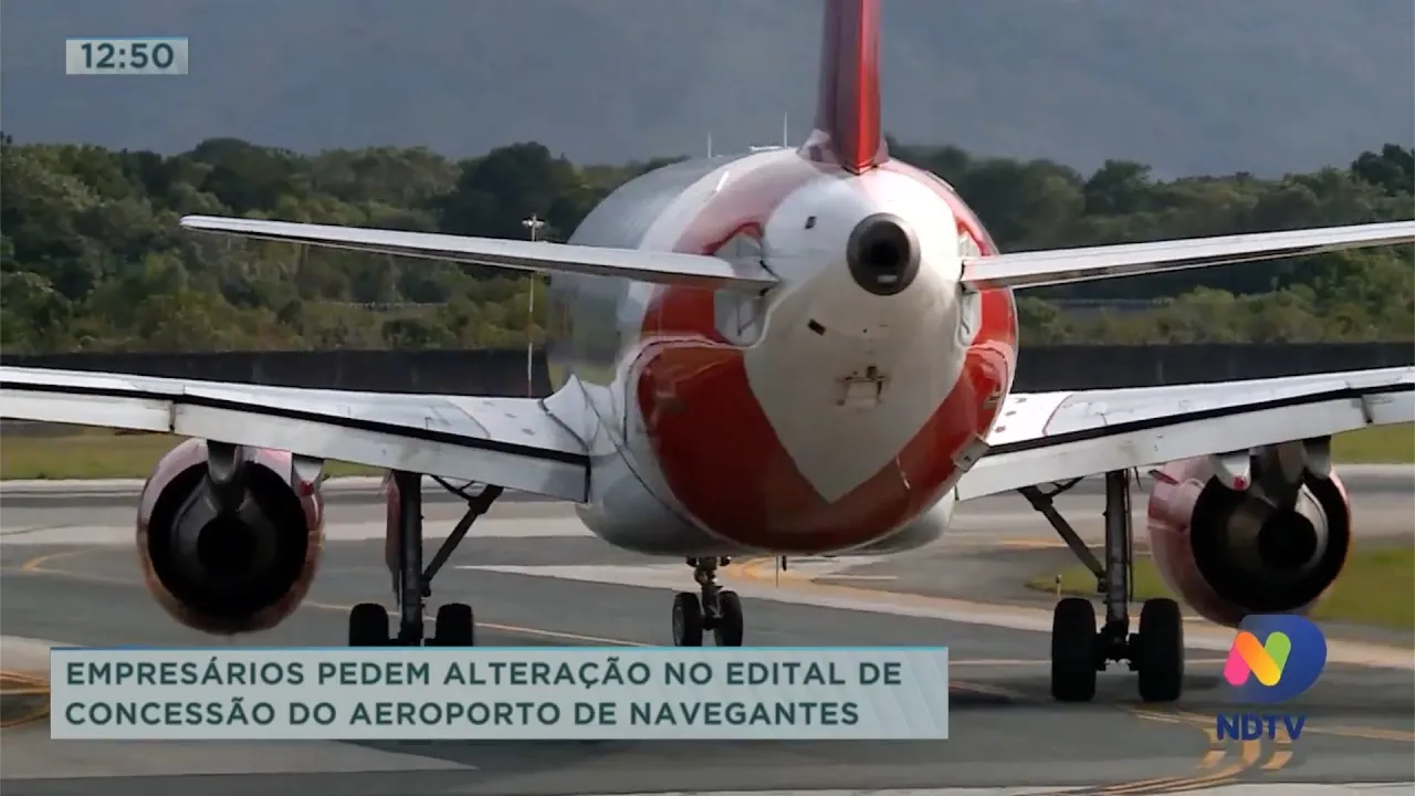 Empresários pedem alteração no edital de concessão do aeroporto de Navegantes