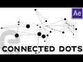 Connected Dots Network Nodes - Motion Graphics After Effects Tutorial