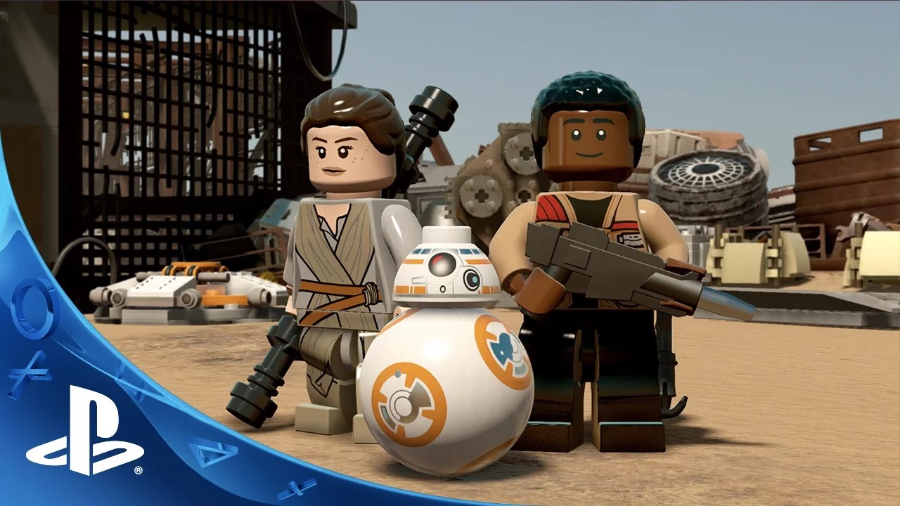 LEGO Star Wars: The Force Awakens Trailer Comparison. 