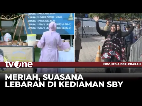 Suasana Lebaran dari Kediaman SBY di Cikeas