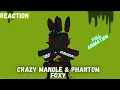 Reaction To Crazy Mangle Phantom Foxy Full Animation