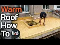 Download Lagu How To Build A Warm Roof From Start To Finish | Quick Simple Guide.