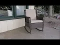 SUNSITT Outdoor Resin Wicker Rocking Chair Review - LOVE IT