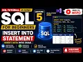 Complete SQL Tutorial for Beginners in Hindi Lecture 5 INSERT INTO Insert Data in SQL Table