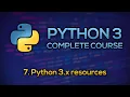 - Python 3 x Resources Python Full Course