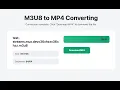 Detect and download HLS m3u8 streams and MP4 s from any site Play or convert to MP4