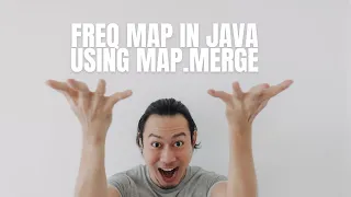 Frequency Map In Java Using Map merge Stream Functional Programming Concise Coding