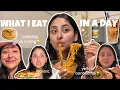 Download Lagu WHAT I EAT IN A DAY (realistic, crying + cooking edition)😭👩‍🍳🍕🔥