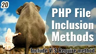 PHP File inclusion include vs Require method in Hindi Learn PHP in